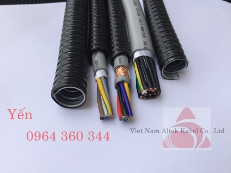 Đại lý ống ruột gà lõi thép bọc nhựa, phụ kiến đầu siết D16, D20, D25 tại Hà Nội