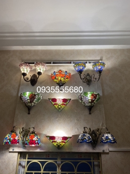 Giao lưu các loại đèn tường tiffany