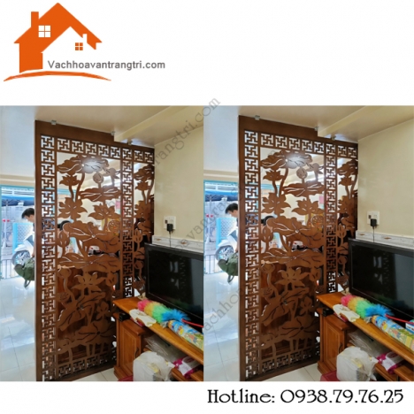Cách bày trí phòng thờ đẹp với vách ngăn cnc tại quận 12 tphcm