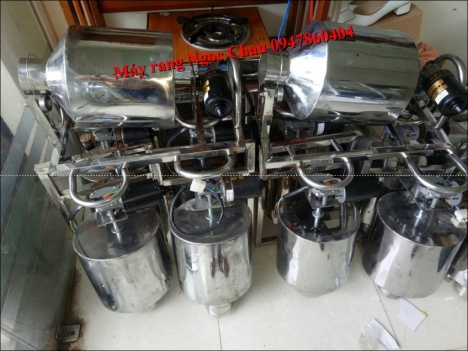 Máy rang hạt dẻ cười, máy rang hạt hồ trăn Ngọc Châu