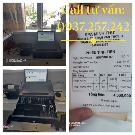 Bán máy tính tiền giá rẻ cho spa, viện thẩm mỹ tại Đồng Nai