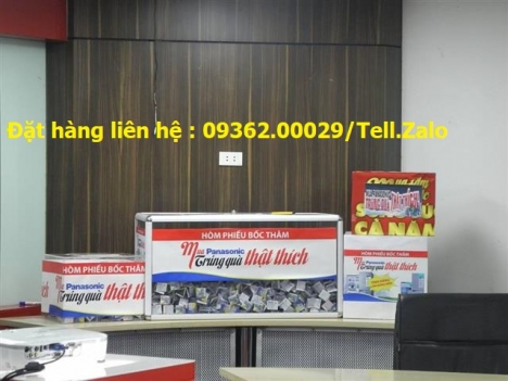 Sản xuất thùng, hòm phiếu mica kích thước có sẵn