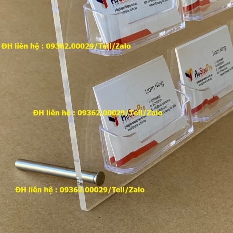 CHuyên làm các loại kệ mica để bàn, hộp mica đựng tờ rơi để bàn