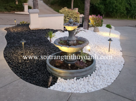 Sỏi đen bóng độ bóng cao, sỏi chất lượng cao