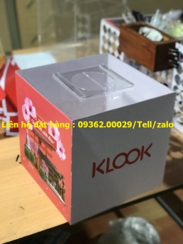 Sản xuất thùng, hòm phiếu mica kích thước có sẵn