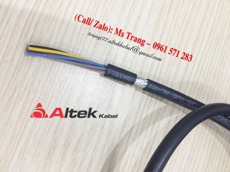 Cáp tín hiệu chống nhiễu quy cách 2-4-6-8 lõi
