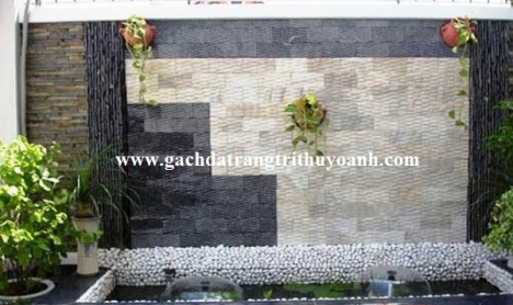 Đá tự nhiên trang trí quán cafe