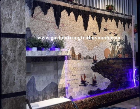 Đá tự nhiên trang trí quán cafe