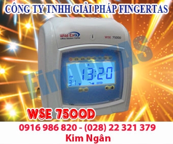 Máy chấm công thẻ giấy WSE 7500A/D bảo hành 12 Tháng