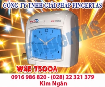 Máy chấm công thẻ giấy WSE 7500A/D bảo hành 12 Tháng