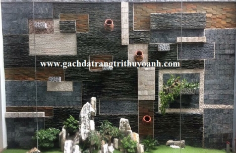 Đá tự nhiên trang trí quán cafe