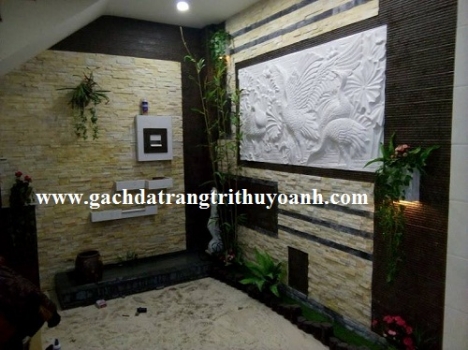 Đá tự nhiên trang trí quán cafe