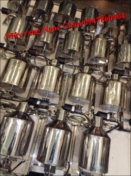 Máy rang đậu đen, bột đậu đen Ngọc Châu