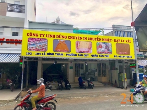 In Chuyển Nhiệt Giá Rẻ Quận Tân Phú, In Pet Chuyển Nhiệt Giá Rẻ