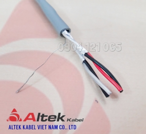 Altek Kabel 1pr 20awg twisted screened audio cable