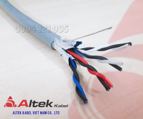 Altek Kabel 1pr 20awg twisted screened audio cable