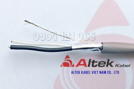Altek Kabel 1pr 20awg twisted screened audio cable