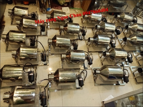 Máy rang gạo lứt, trà gạo lứt, nước gạo lứt Ngọc Châu