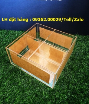 Sản phẩm thùng tipbox mica giá rẻ, có sẵn hàng tại Hà Nội