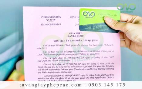 Dịch vụ xin giấy phép bán lẻ rượu tại quận 3 – TP.HCM