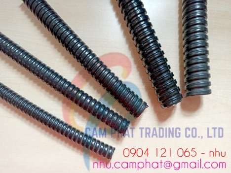 Ống ruột gà lõi thép luồn dây điện dùng ngoài trời