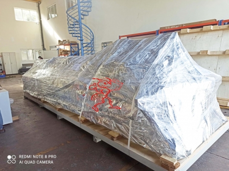 Đóng gói máy móc tại KCN Hòa Mạc Hà Nam