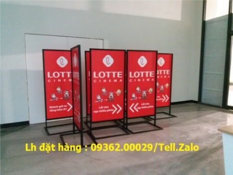 Mẫu standee khung sắt để ngoài trời có sẵn – In nội dung theo yêu cầu