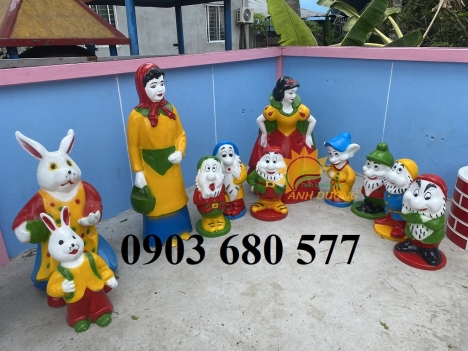Cần bán tượng vườn cổ tích cho trường mầm non, công viên, khu vui chơi