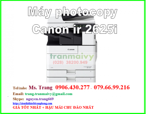 máy photocopy Canon 2625i giá siêu cực tốt + hậu mãi chu đáo