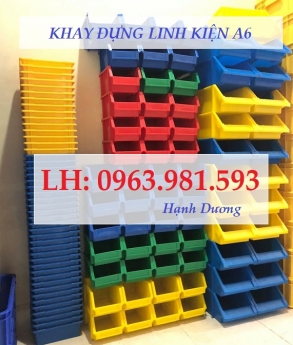 Kệ dụng cụ A6, khay nhựa xếp chồng, khay nhựa đựng dụng cụ