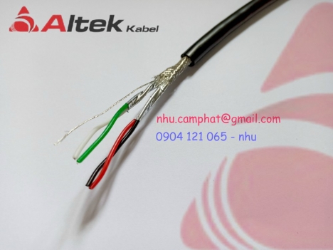 Altek Kabel Cáp tín hiệu RS485 chống nhiễu al foil + shield