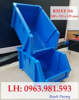 Kệ dụng cụ A6, khay nhựa xếp chồng, khay nhựa đựng dụng cụ