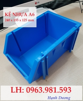 Kệ dụng cụ A6, khay nhựa xếp chồng, khay nhựa đựng dụng cụ