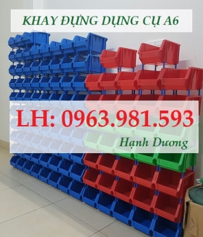 Kệ dụng cụ A6, khay nhựa xếp chồng, khay nhựa đựng dụng cụ