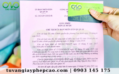 Dịch vụ xin giấy phép bán lẻ rượu tại quận Bình Tân – TP.HCM