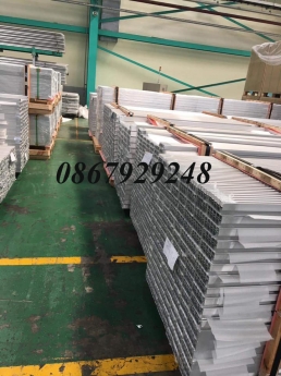 Thanh rail nhôm 26x50 - kẹp biên - kẹp giữa