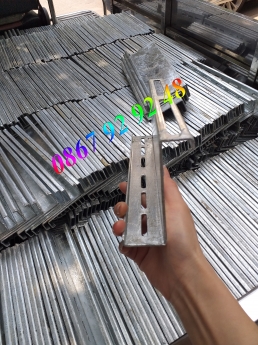 Thanh rail nhôm 26x50 - kẹp biên - kẹp giữa