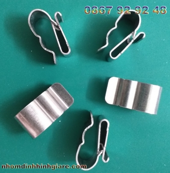 Thanh rail nhôm 26x50 - kẹp biên - kẹp giữa