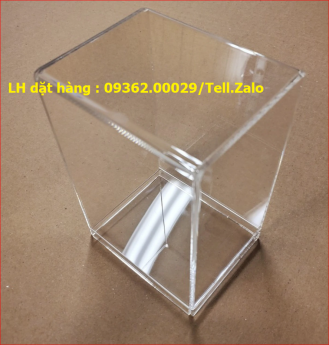 Hộp trưng bày mô hình bằng chất liệu mica sản xuất kích thước theo yêu cầu