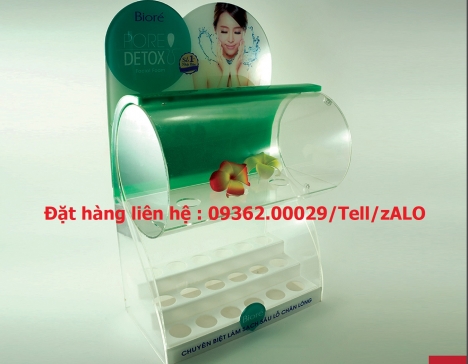 Kệ mica giá rẻ để bàn đựng tờ rơi A4, A5, A6