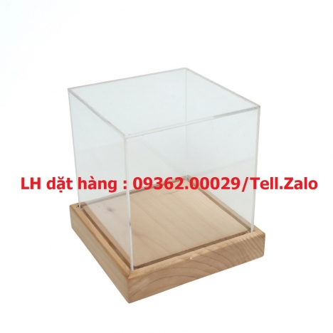 Hộp trưng bày mô hình bằng chất liệu mica sản xuất kích thước theo yêu cầu