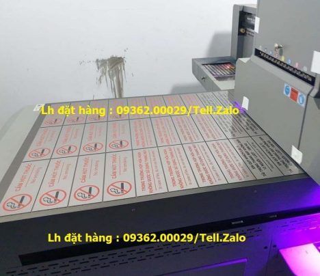 Xưởng sản xuất biển No smoking, biển báo cấm hút thuốc mica, inox giá – Làm biển văn phòng