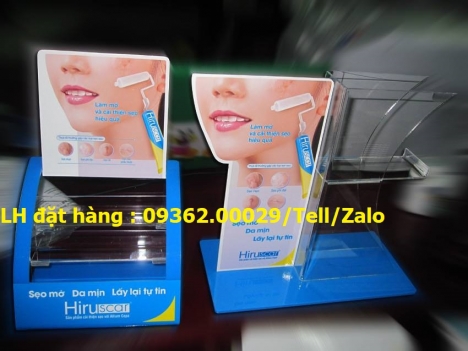 Kệ mica giá rẻ để bàn đựng tờ rơi A4, A5, A6