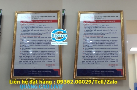 CHuyên sản xuất biển nội quy giá tốt , đặt hàng lấy nhanh