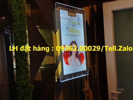 Nhận làm biển hộp đèn siêu mỏng mica với số lượng theo yêu cầu