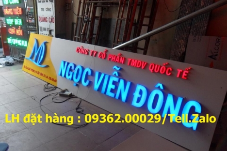 Nhận làm biển hộp đèn siêu mỏng mica với số lượng theo yêu cầu