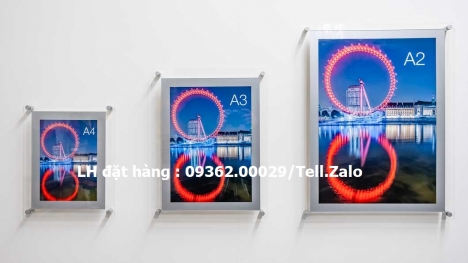 Khung poster treo tường giá tốt- Chuyên cung cấp khung tranh mica