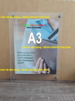 Khung poster treo tường giá tốt- Chuyên cung cấp khung tranh mica