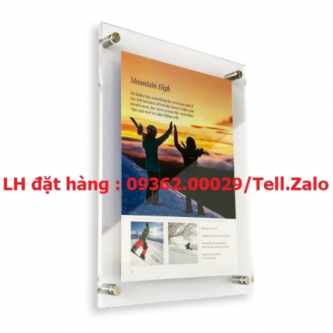 Khung poster treo tường giá tốt- Chuyên cung cấp khung tranh mica