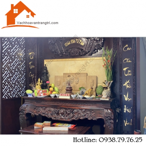 Đơn vị thiết kế phòng thờ đẹp cổ điển tại Quận 12